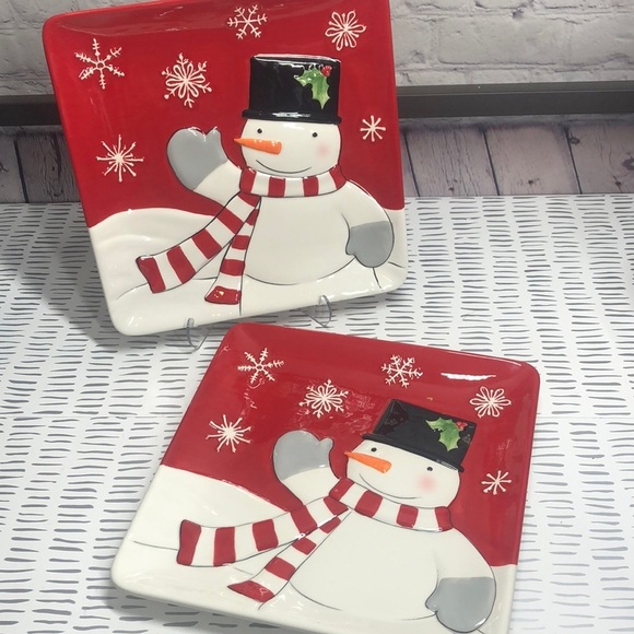 St. Nicholas square salad plates #3 - Picture 1 of 5